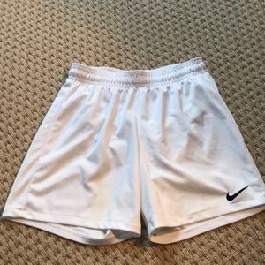 ✨white nike shorts✨
